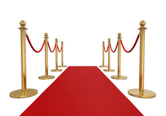 Red Carpet Isolated