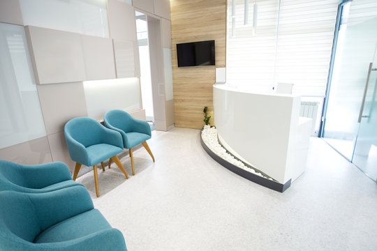 Modern dental office interior