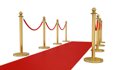 Red Carpet Isolated