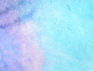 empty blue watercolor paper