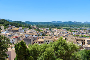 Fototapeta na wymiar Capdepera - historical village in beautiful landscape of Mallorca, Spain