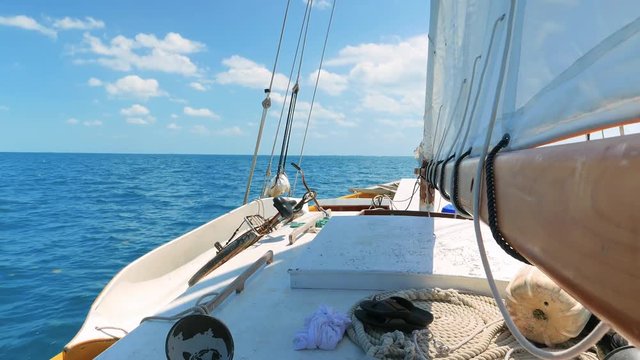 Sailing on the Caribean Sea