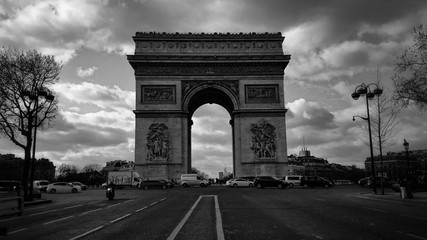 Fototapeta na wymiar ARC DE TRIOMPHE, PARIS
