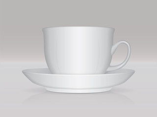 cup Ready for your design picture Mock up Vector EPS10. Easy to change colors