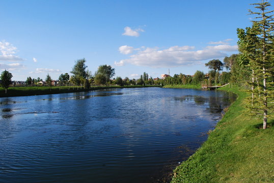 Porsuk river in Eskisehir