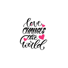 Modern vector lettering. Inspirational hand lettered quote for wall poster. Printable calligraphy phrase