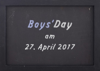 Fototapeta na wymiar Boys Day