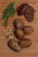 Potatoes cooked in the oven, with a golden crust!