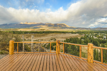 Del Valle Viewpoint, Los Antiguos, Argentina