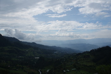 Fototapeta premium ciel et montagnes