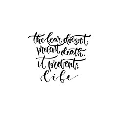 Modern vector lettering. Printable calligraphy phrase.