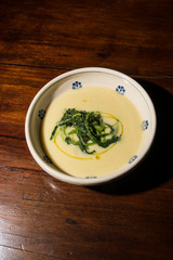 Broad beans and turnips