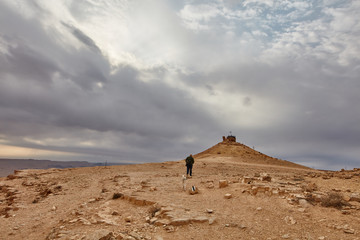 Maktesh Ramon place in the Negev desert, Israel