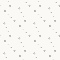 seamless pattern. Repeating abstract background with circles.