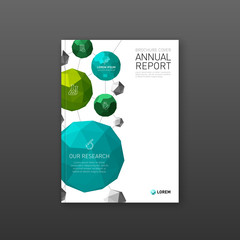 Medical brochure cover template, flyer design layout. Applicable for catalog, leaflet, flyer or poster for pharmacy business.