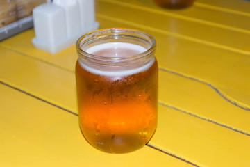Creative serving of beer