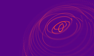 Abstract Purple Geometrical Background . Connection structure. Science background. Futuristic Technology HUD Element . onnecting dots and lines . Big data visualization and Business .