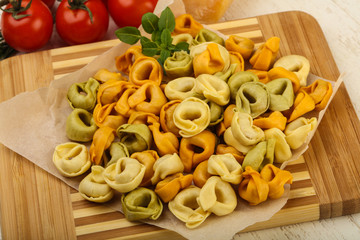 Raw tortellini