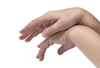 hands of an elderly woman
