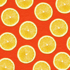 Fototapeta premium Close-up Photography yellow lemon slices