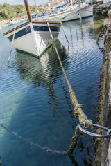 traditional boat  in the balearic islands