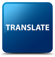 Translate blue square button