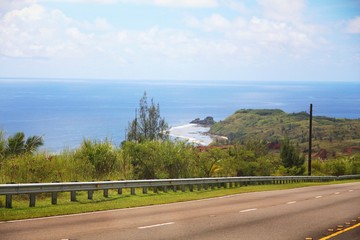 Fototapeta premium Scenic view, Guam One of the scenic coastal views in the southern part of the island of Guam
