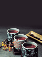 Traditional tea ceremony accessories