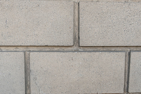 Cinder block wall background and texture. Close-up