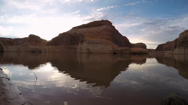 Time Lapse Reflection on Lake Powell