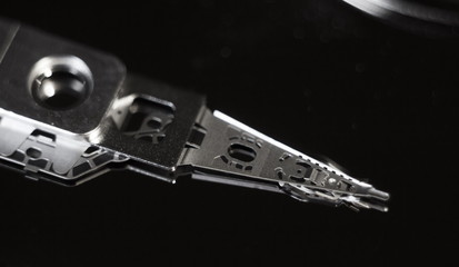 Internal part of the hard drive
