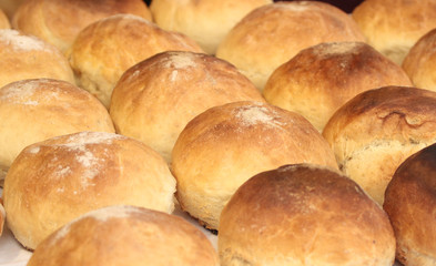 Fresh baked rustic bread
