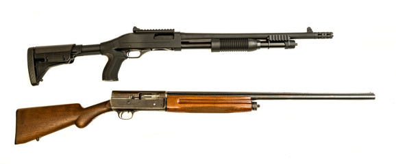 tactical and vintage shotguns
