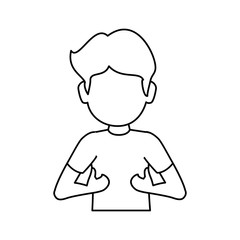 young man avatar character