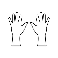 hand human isolated icon