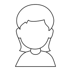 young woman avatar character