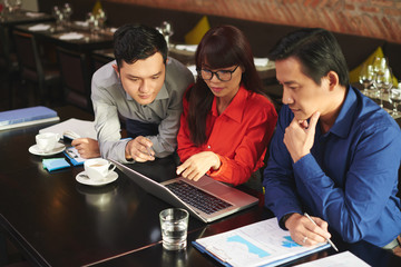 Watching presentation