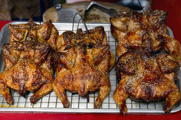 Naklejka premium grilled chicken