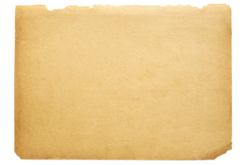 Isolated old brown paper texture
