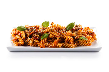 Pasta with tomato sauce