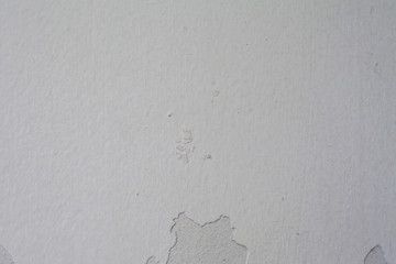 damage grunge wall texture, white cement background 