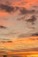 Fototapeta premium Sunset Sky Background