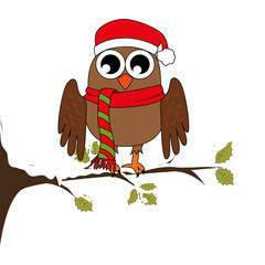 owl halloween card icon