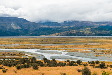 Tasman River at Aoraki Mount Cook National Park