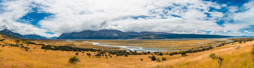 Tasman River at Aoraki Mount Cook National Park