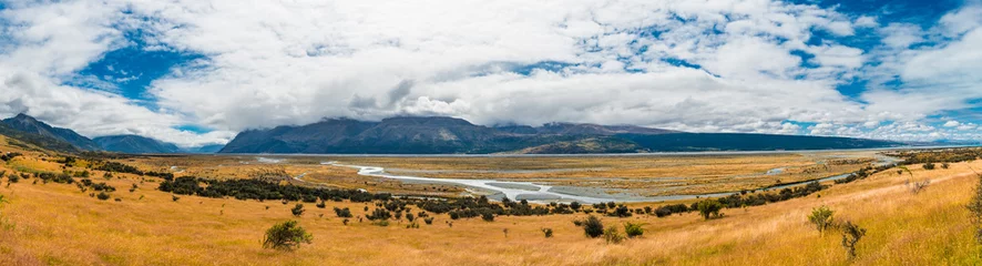 Photo sur Plexiglas Aoraki/Mount Cook Tasman River at Aoraki Mount Cook National Park