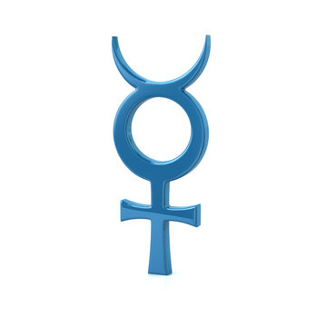 Blue mercury symbol