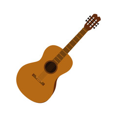 Fototapeta premium acoustic guitar instrument icon