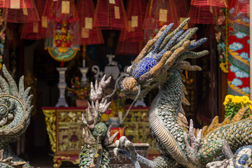 Dragon fountain  of the Cantonese Assembly Hall