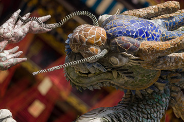 Dragon fountain  of the Cantonese Assembly Hall